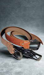 SK Leather Co. Full Grain Leather Belt – Premium Quality Black Belt