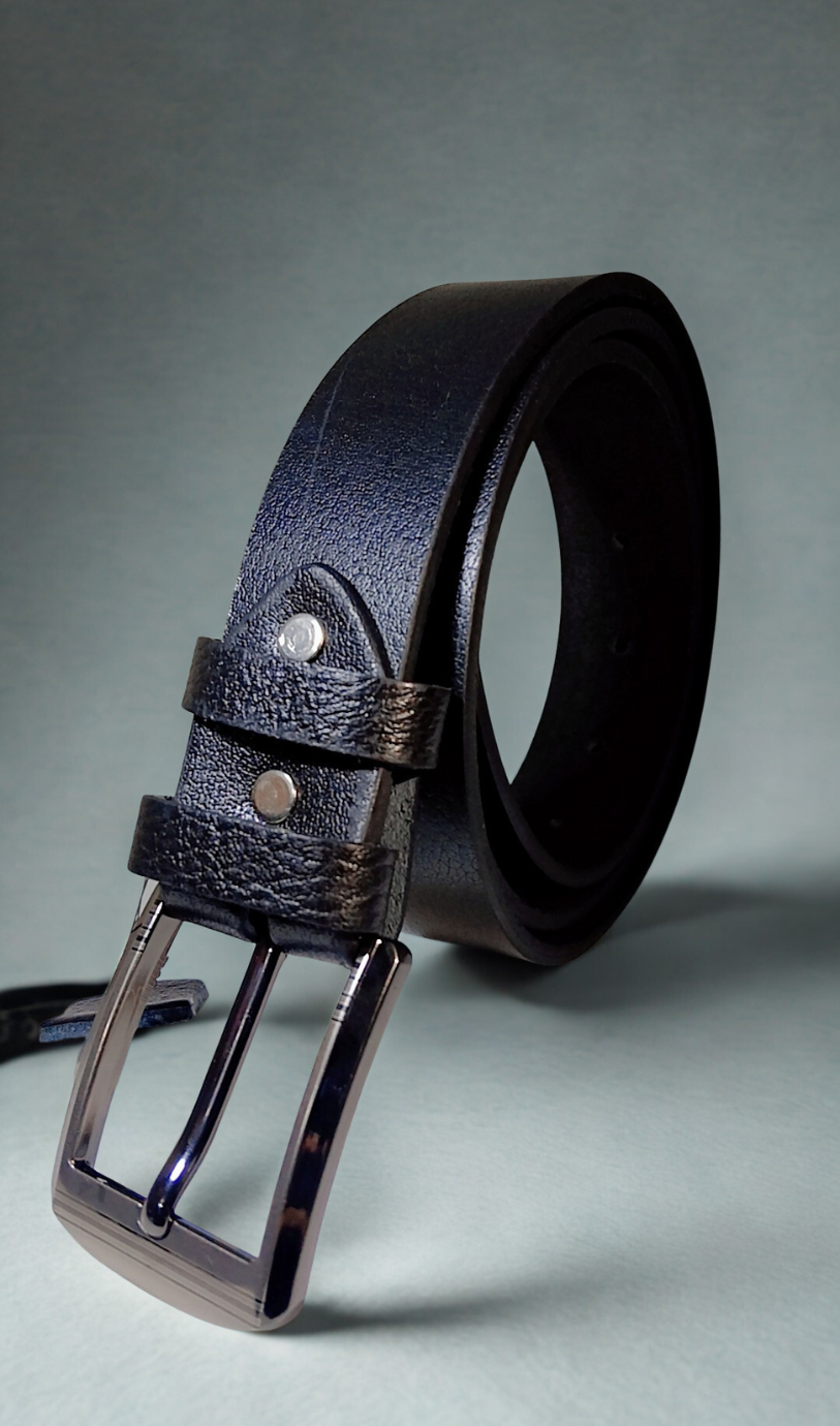 SK Leather Co. Full Grain Leather Belt – Premium Quality Black Belt