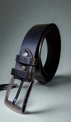 SK Leather Co. Full Grain Leather Belt – Premium Quality Black Belt