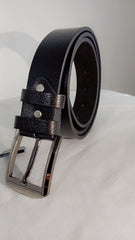 SK Leather Co. Full Grain Leather Belt – Premium Quality Black Belt